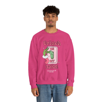 Grinch Mode Unisex Crewneck Sweatshirt