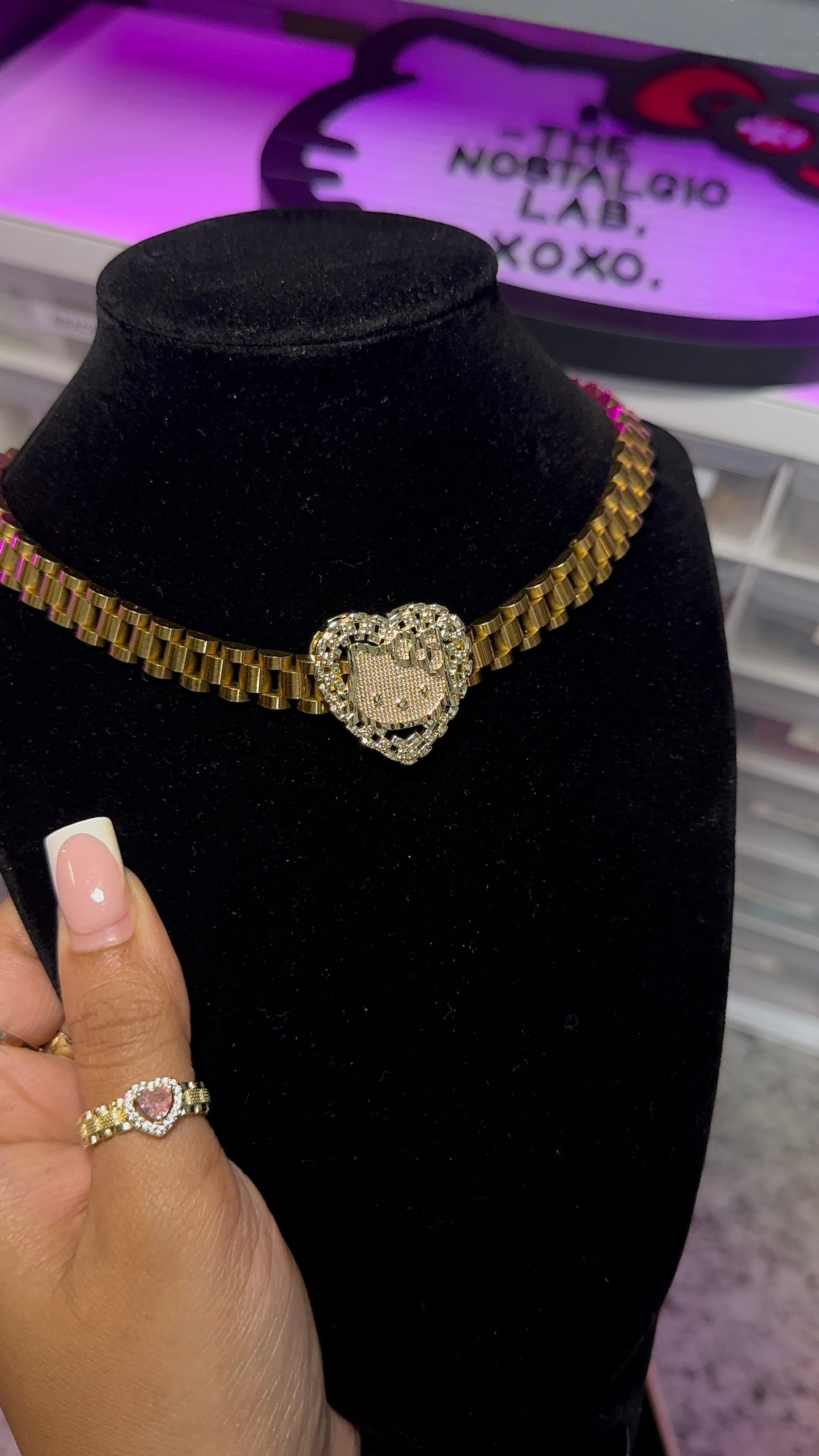 HK Hrt Rolex Chain