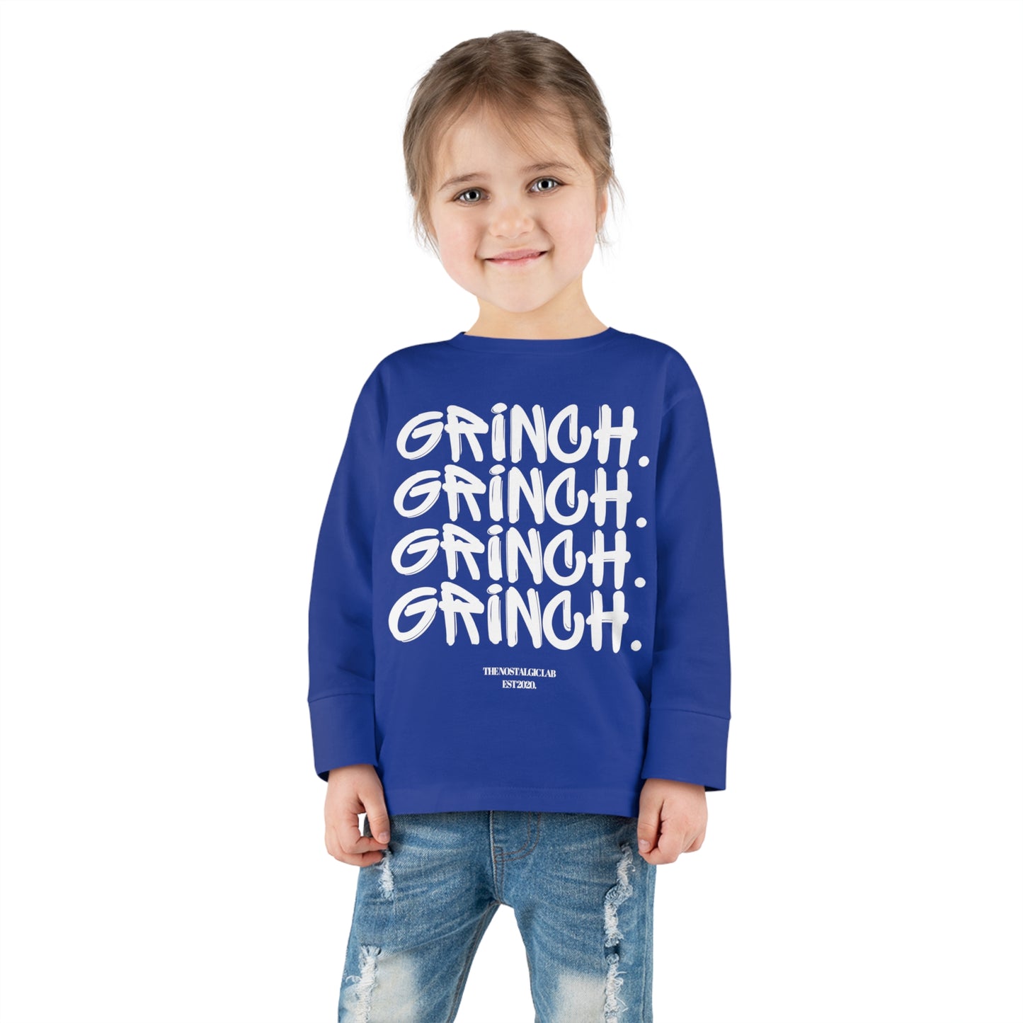 Grinch Graffiti Toddler Long Sleeve Tee