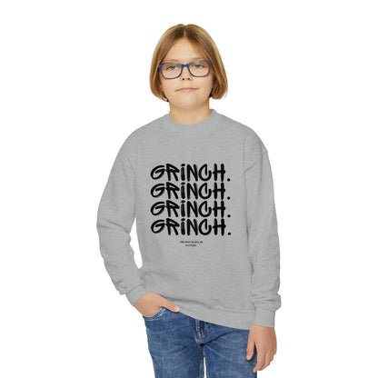 Grinch Heart Youth Crewneck Sweatshirt