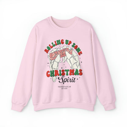 Rollin Christmas Spirit Unisex Crewneck Sweatshirt