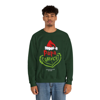 Papa Grinch Unisex Crewneck Sweatshirt