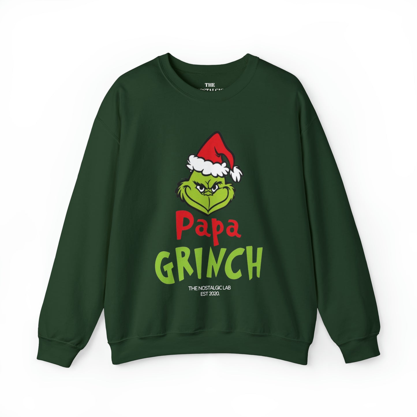 Papa Grinch Unisex Crewneck Sweatshirt
