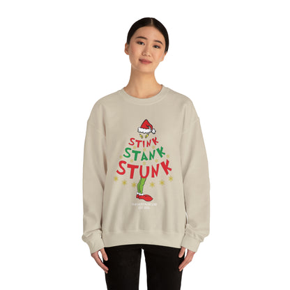 Stink Stank Stunk Grinch Unisex Crewneck Sweatshirt