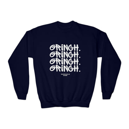 Grinch Graffiti Youth Crewneck Sweatshirt