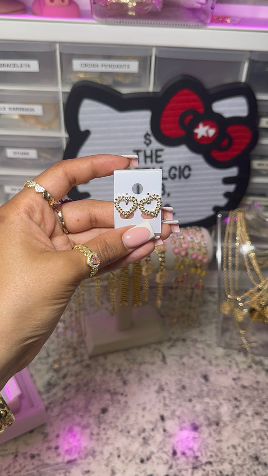 Rolex Diamond Hrt Studs