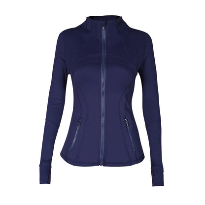 Lululemon Navy Blue Full Zip Define Leggings Set