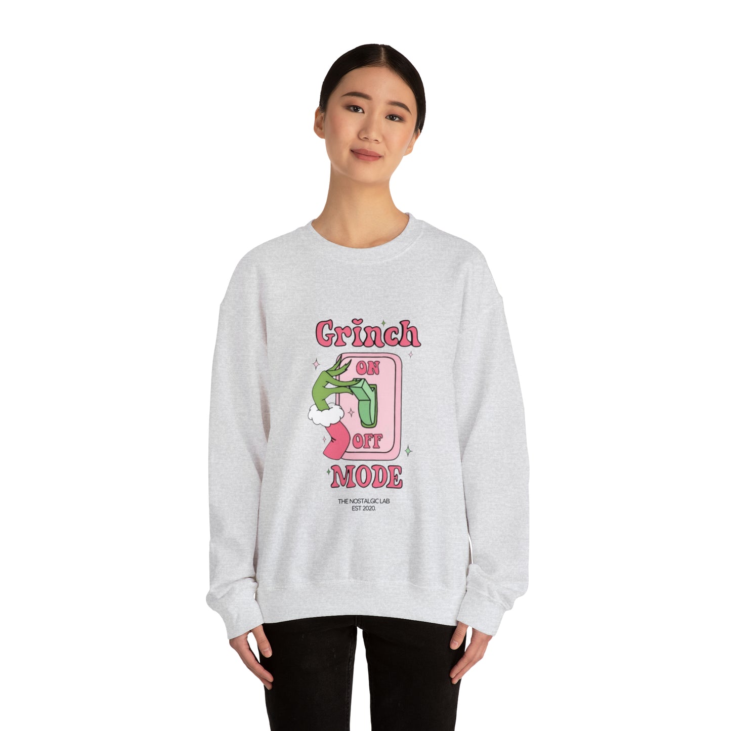 Grinch Mode Unisex Crewneck Sweatshirt