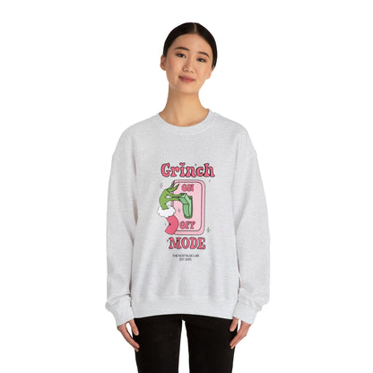 Grinch Mode Unisex Crewneck Sweatshirt