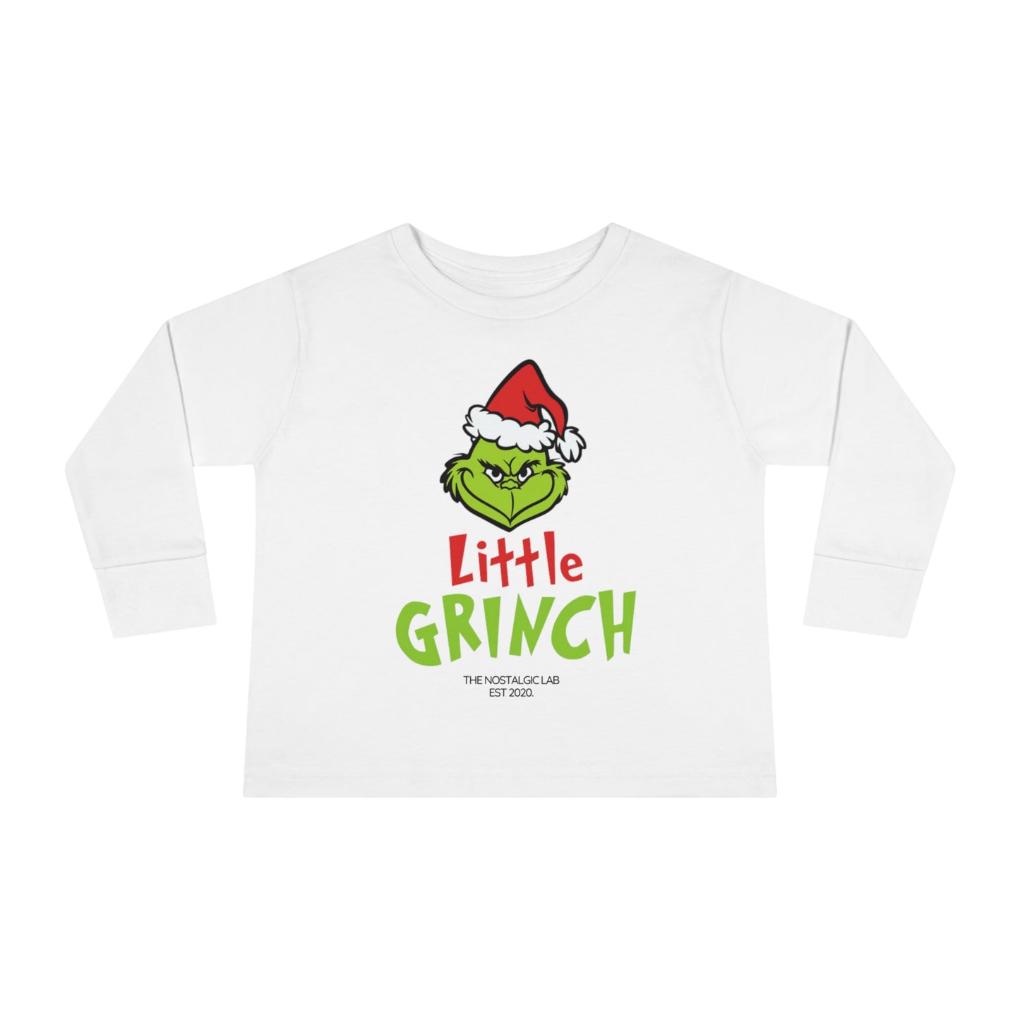 Little Grinch Toddler Long Sleeve Tee
