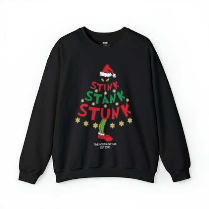 Stink Stank Stunk Grinch Unisex Crewneck Sweatshirt