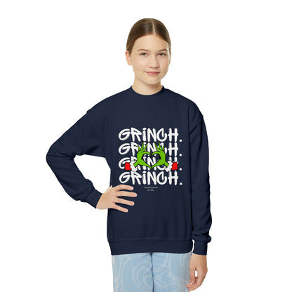 Grinch Heart Youth Crewneck Sweatshirt