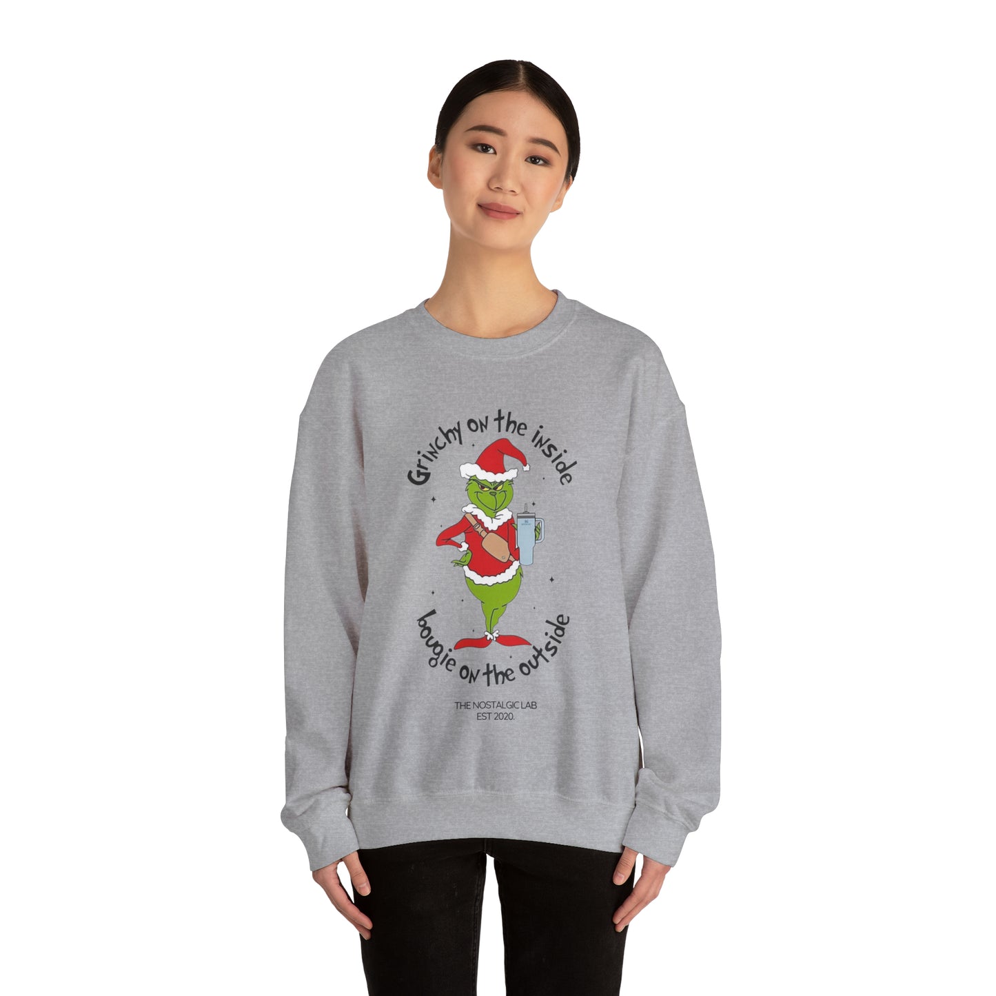 Bougie Grinch Unisex Crewneck Sweatshirt