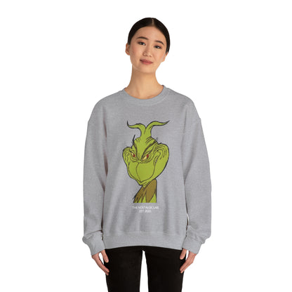 Grinchy Grin Unisex Crewneck Sweatshirt