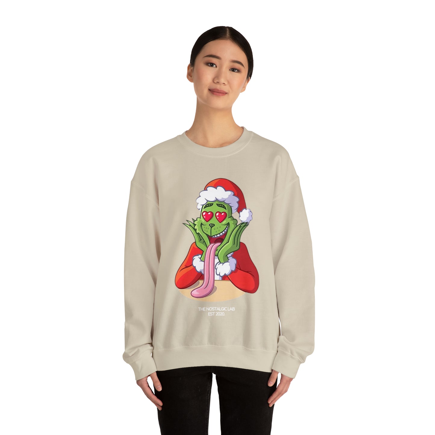 Grinch Heart Eyes Crewneck Sweatshirt