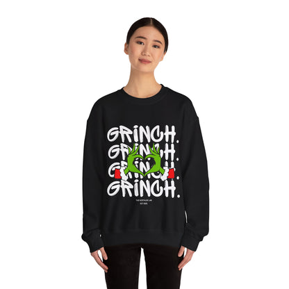 Grinch Heart Unisex Crewneck Sweatshirt