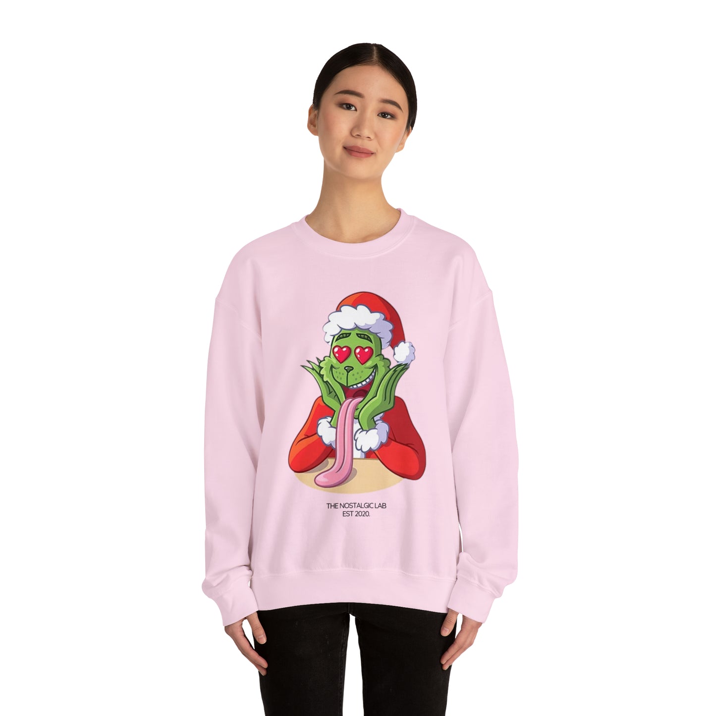 Grinch Heart Eyes Crewneck Sweatshirt