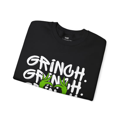 Grinch Heart Unisex Crewneck Sweatshirt