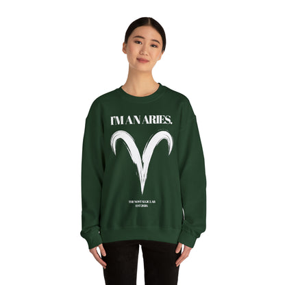 I'M AN ARIES Unisex Crewneck Sweatshirt