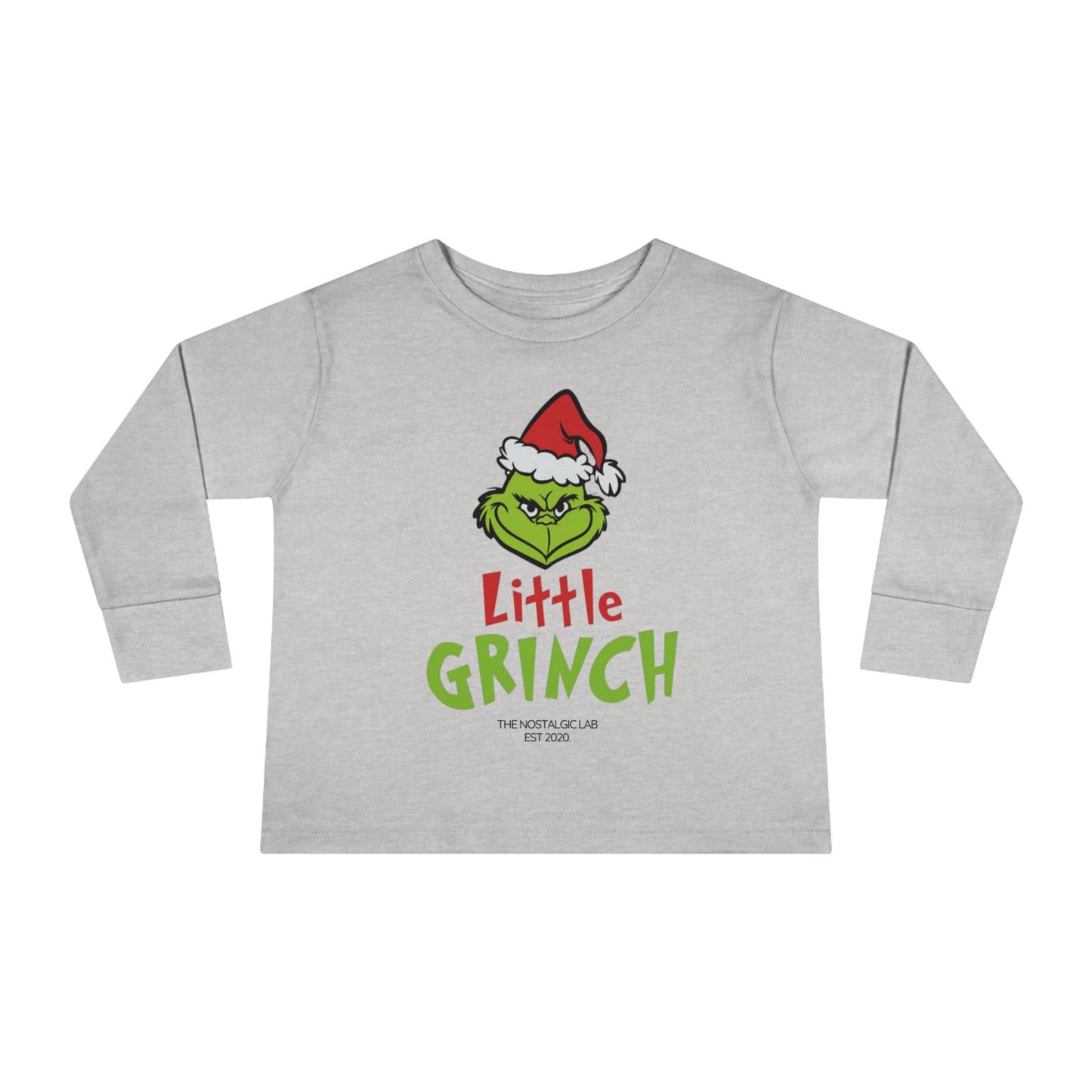 Little Grinch Toddler Long Sleeve Tee