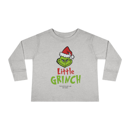 Little Grinch Toddler Long Sleeve Tee