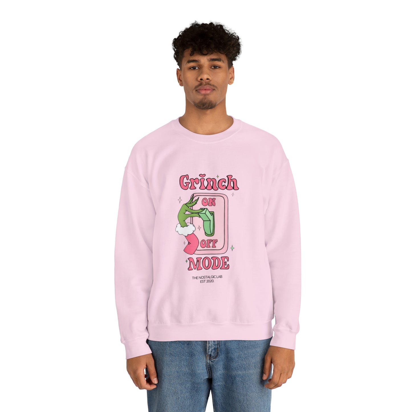Grinch Mode Unisex Crewneck Sweatshirt
