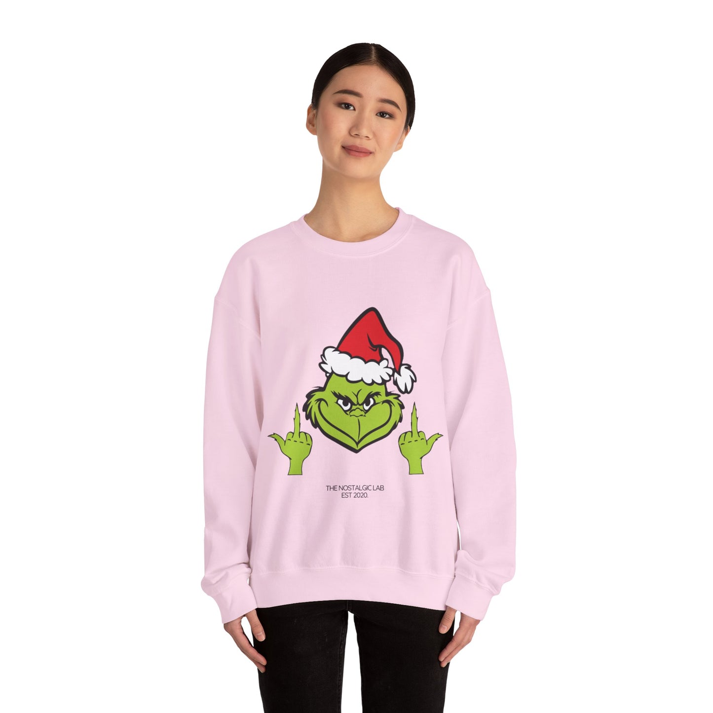 Grinch Finger Unisex Crewneck Sweatshirt