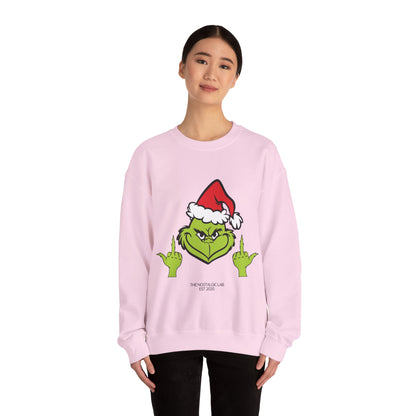 Grinch Finger Unisex Crewneck Sweatshirt