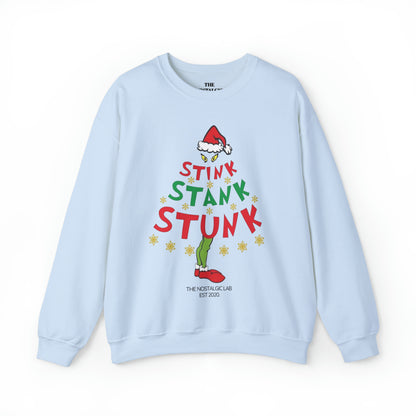 Stink Stank Stunk Grinch Unisex Crewneck Sweatshirt