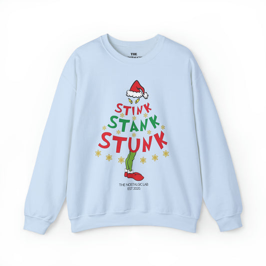 Stink Stank Stunk Grinch Unisex Crewneck Sweatshirt
