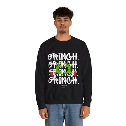 Grinch Heart Unisex Crewneck Sweatshirt