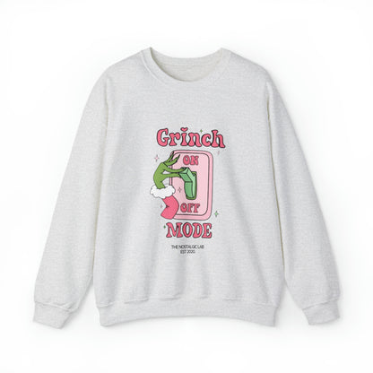 Grinch Mode Unisex Crewneck Sweatshirt
