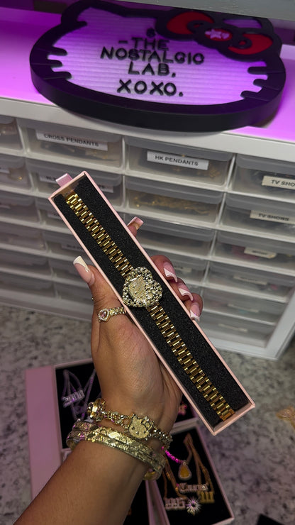 HK Hrt Rolex Chain