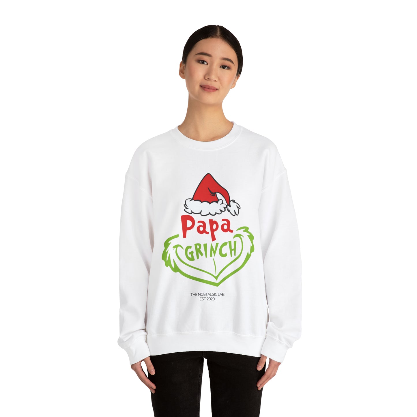 Papa Grinch Unisex Crewneck Sweatshirt