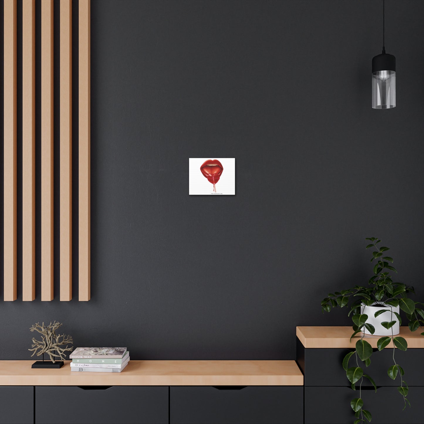 Heart Lolly Gallery Canvas