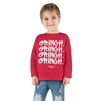 Grinch Graffiti Toddler Long Sleeve Tee