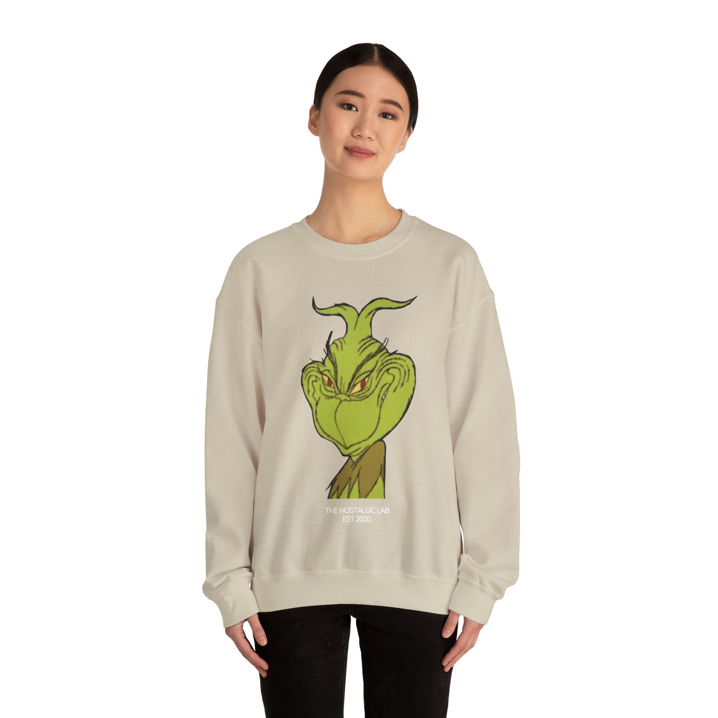 Grinchy Grin Unisex Crewneck Sweatshirt