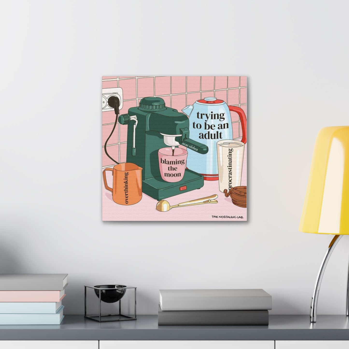 Girl Math Gallery Canvas