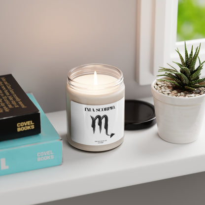 I'M A SCORPIO Candle