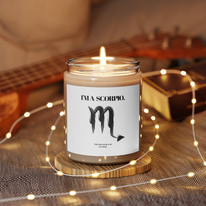 I'M A SCORPIO Vegan Candle