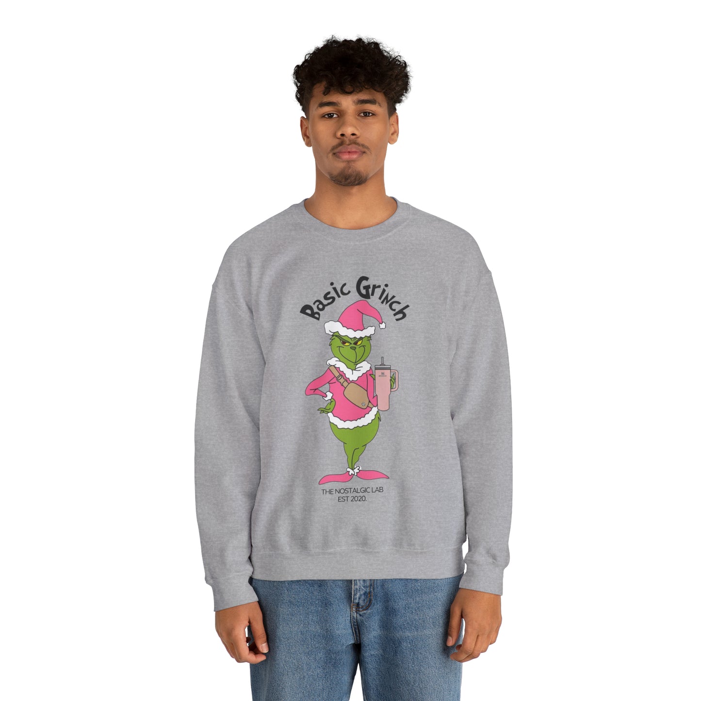 Basic Grinch Unisex Crewneck Sweatshirt