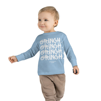 Grinch Graffiti Toddler Long Sleeve Tee