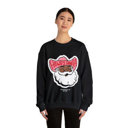 Howdy Santa Unisex Crewneck Sweatshirt