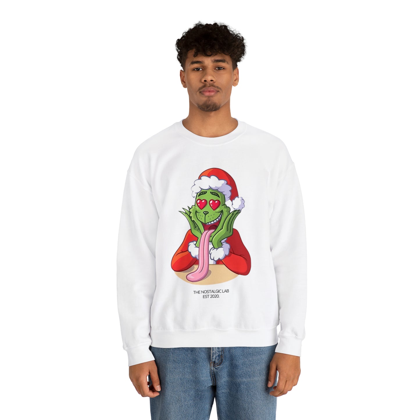 Grinch Heart Eyes Crewneck Sweatshirt