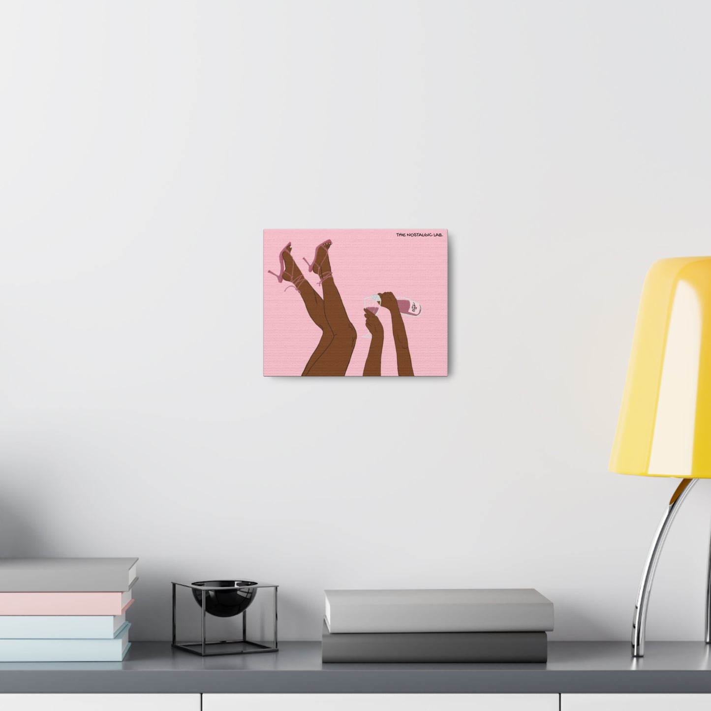Champagne Girly Gallery Canvas