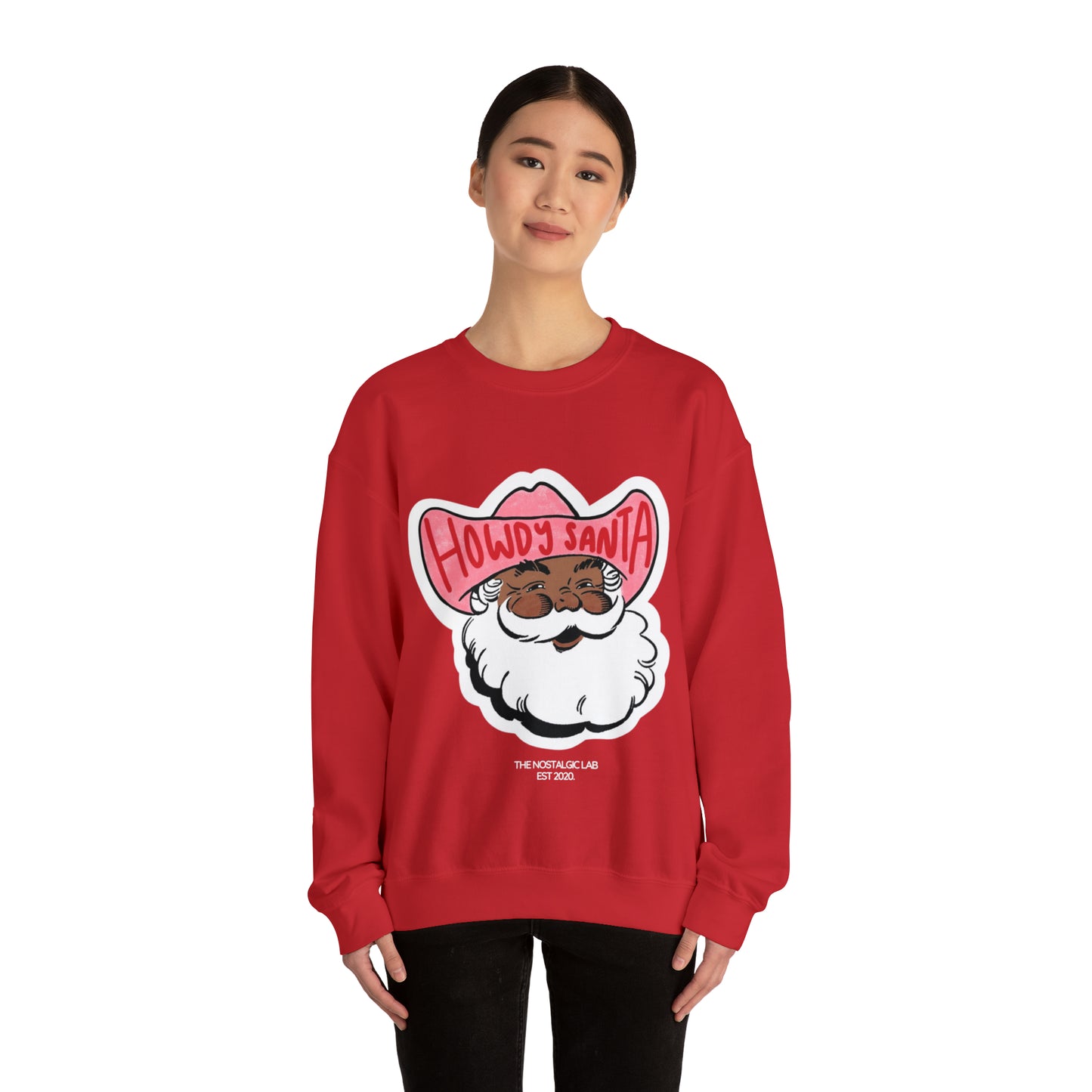 Howdy Santa Unisex Crewneck Sweatshirt