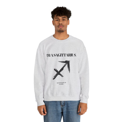 I'M A SAGITTARIUS Unisex Crewneck Sweatshirt