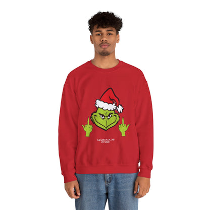 Grinch Finger Unisex Crewneck Sweatshirt