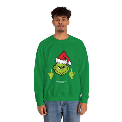 Grinch Finger Unisex Crewneck Sweatshirt