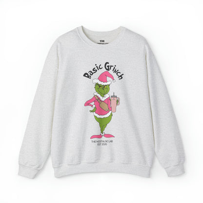 Basic Grinch Unisex Crewneck Sweatshirt